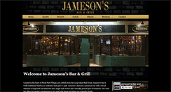Desktop Screenshot of jamesonsbarandgrill.com